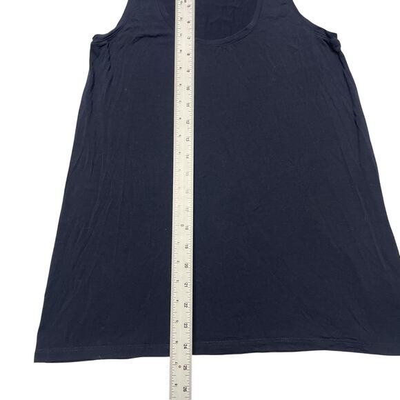 Vince Tank Women's Small Sleeveless Lightweight Modal Scoop Neck Blue Top - Picture 2 of 5